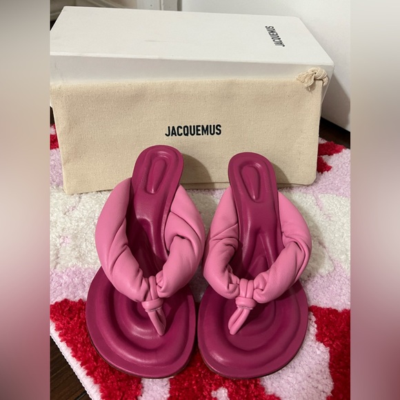 JACQUEMUS Pink 'Les Sandales Heeled - Picture 15 of 16